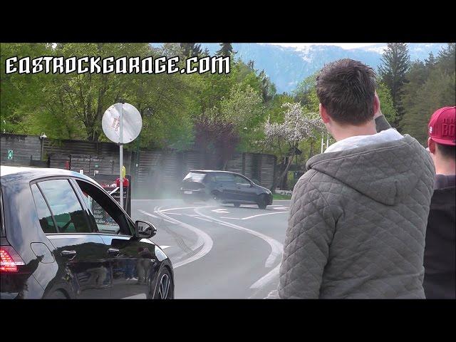 Drift Golf mk5 at Turbokurve Faak Wörthersee 2016