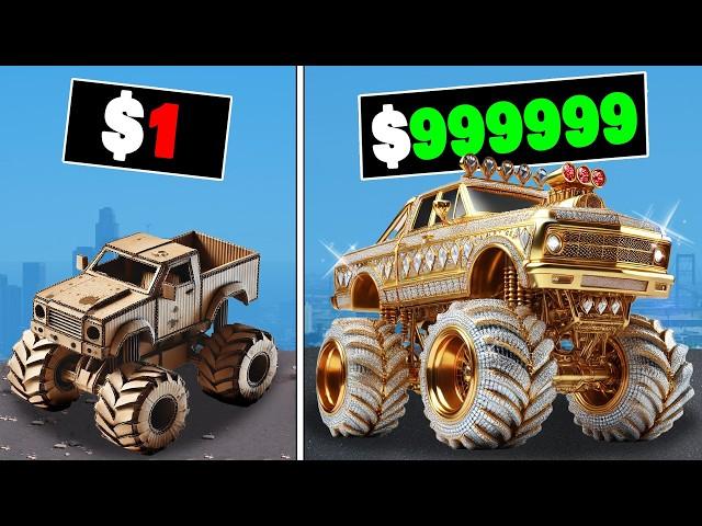 $1 to $1,000,000 Monster Truck in GTA 5