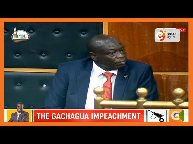 DP Gachagua arrives in Parliament to defend himself against impeachment accusations