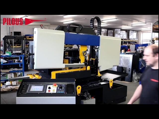 PILOUS ARG 520 DC CF-NC automatic metal cutting bandsaw - www.pilous.cz