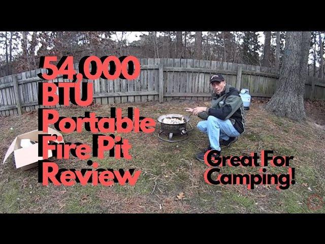 Awesome Portable 54,000 BTU Fire pit!