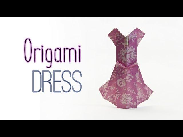 How To Make An Origami Dress | Origami Clothes
