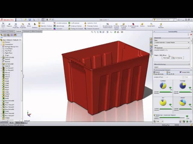 Whats New SolidWorks 2013: SolidWorks Sustainability