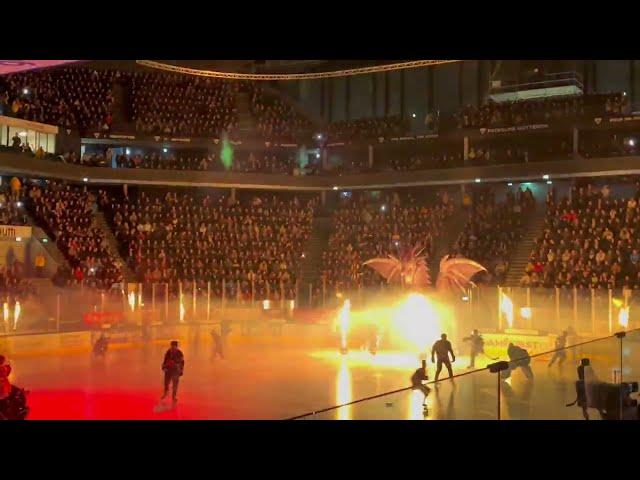 HC Fribourg-Gottéron Play-off 2021/22 - Entrée des joueurs par le dragon | HD