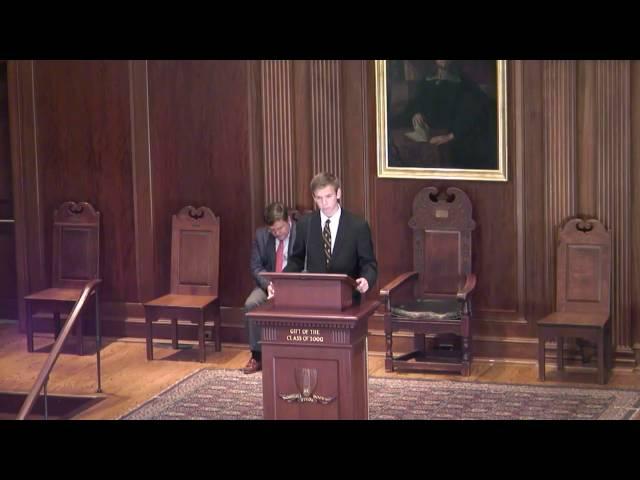 Oliver Booth 2016 Roxbury Latin speech -- Political Parties