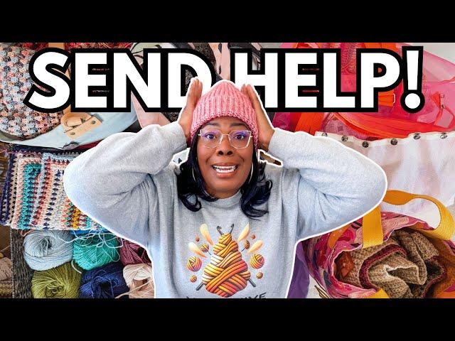 THE WIPS HAVE TAKEN OVER... HELP!! | Yarn Snob Chatty Vlog Thingy