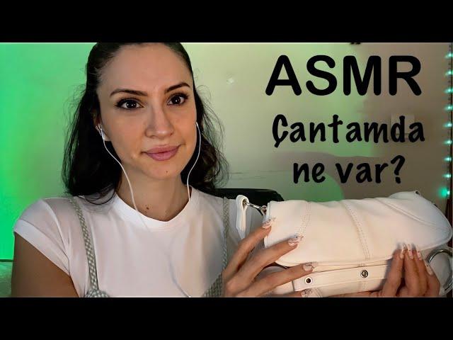 ASMR PARLAKLIK KONTROLÜ ! ÇANTAMDA NE VAR? | WHAT’S IN MY BAG