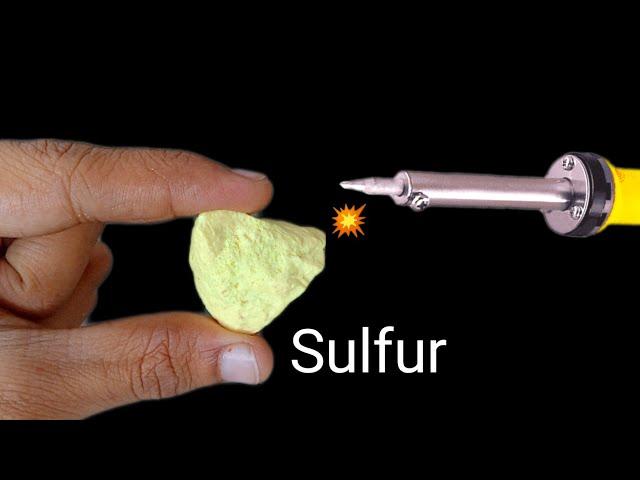 2 Amazing Science Experiment with Sulfur