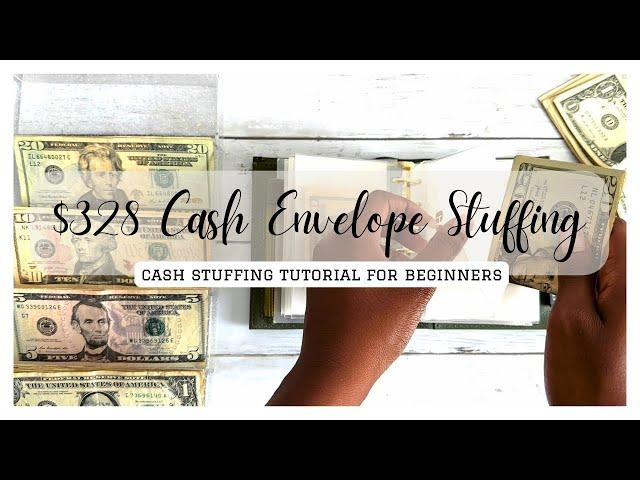 $328 LOW INCOME CASH ENVELOPE STUFFING| CASH STUFFING FOR BEGINNERS| TAYLORBUDGETS