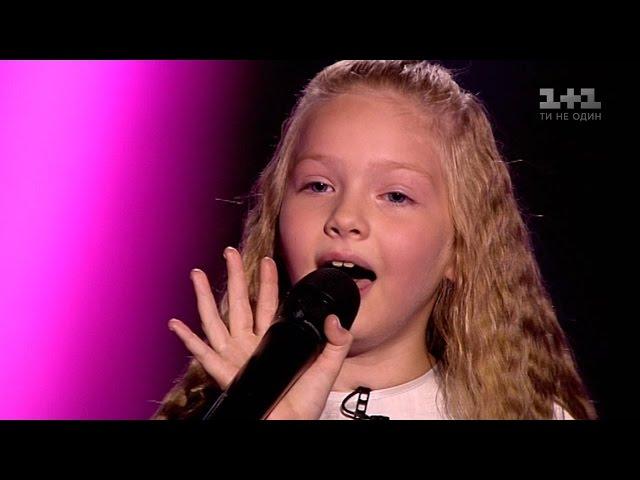 Varvara Koshova "Wrecking ball" Blind Audition – Voice.Kids – season 3