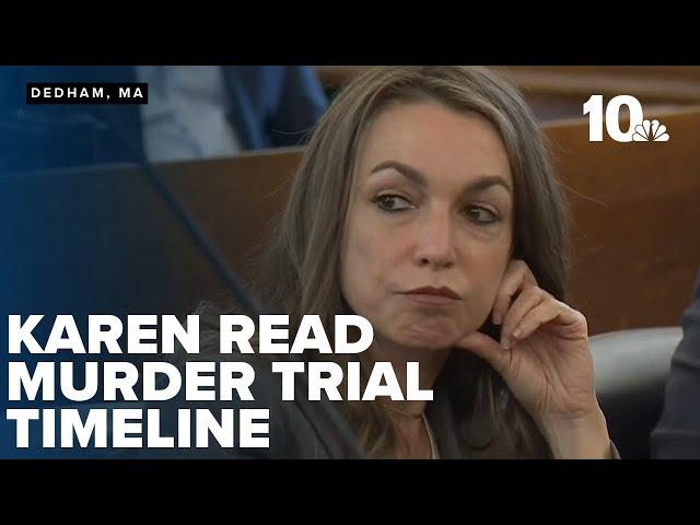 The Karen Read murder trial, a timeline of events