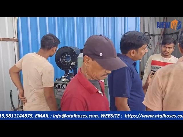 Hose Crimping Machine Setup & Hydraulic Hose | JK Fenner x Atal Hose Engineering Works