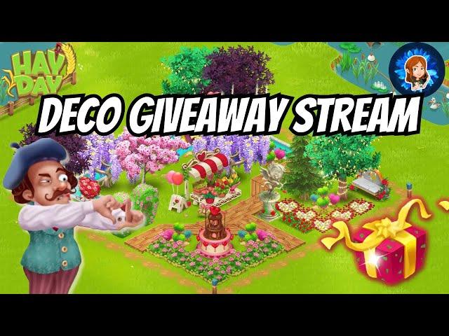 Collab challenge deco giveaway stream! | Hay Day Livestream 170