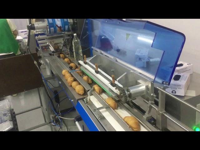 KRUVASAN PAKETLEME HATTI / AUTOMATIC CROISSANT PACKING MACHINE