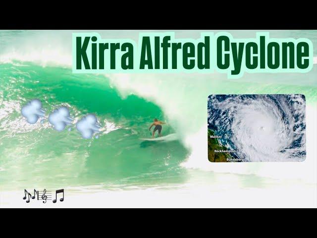 Kirra surf Alfred Cyclone insane BARRELS!!!