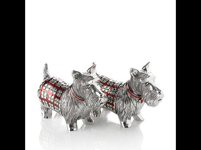 Jeffrey Banks Scottie Dog Salt and Pepper Shakers