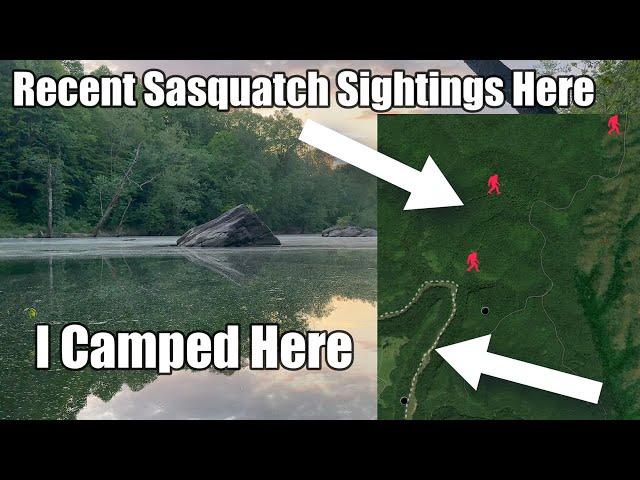 Camping in Daniel Boone National Forest, Kentucky & Hiking To Locations of Recent Sasquatch Reports