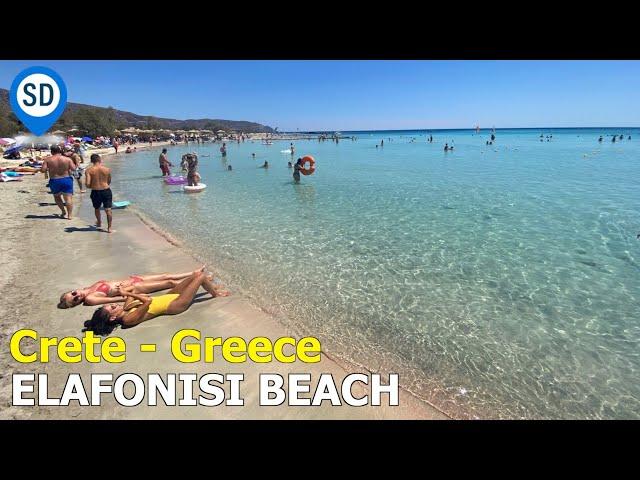 Elafonisi Beach in Crete, Greece