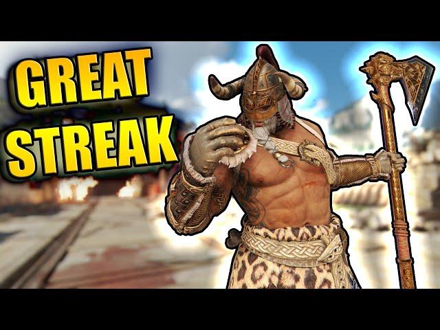 Great Streaks always Ends AWESOME | ForHonor