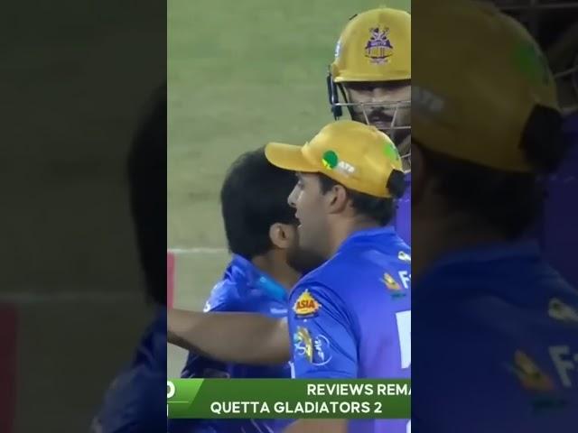 PSL 9 | Iftikhar Ahmed vs Jason Roy Heavy Fight | Quetta Gladiators vs Multan Sultans | M1Z2A