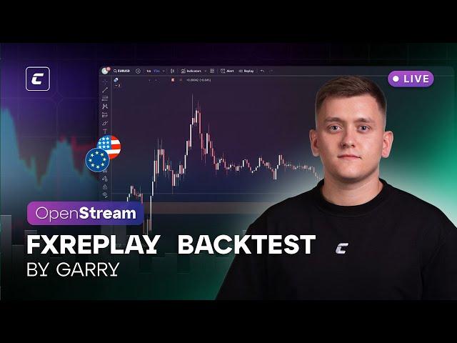 Open stream  | FXreplay  backtest | @intraday_garry