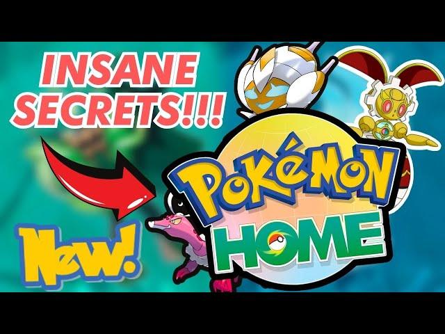 THE INSANE SECRETS OF POKEMON HOME!! (Pokemon Scarlet and Violet Update - Works with FREE Version!)