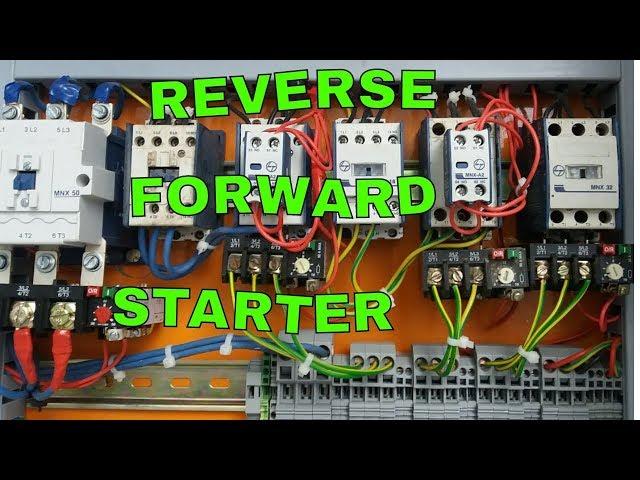 Reverse Forward starter control and power wiring | RDOL |  YK Electrical