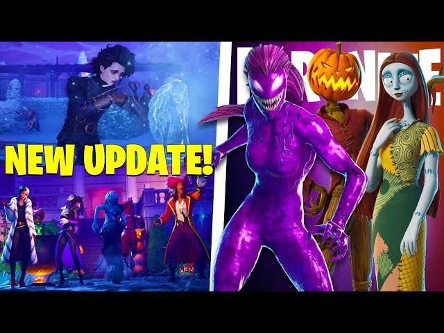 Fortnite NEW Update! (Edward Scissorhands, She-Venom & TONS MORE)