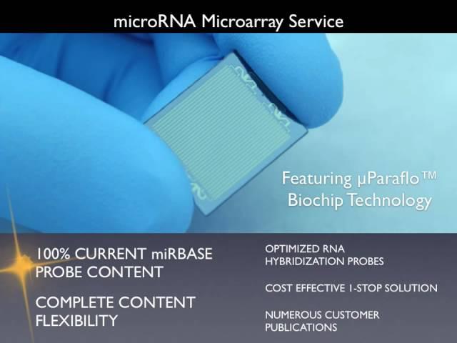 microRNA Profiling Using a High Performance, Flexible µParaflo® Biochip Platform