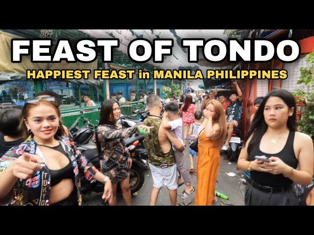 YOU'RE NOT ALLOWED TO REFUSE CHEERS and FOOD | FEAST of STO. NIÑO DE TONDO MANILA PHILIPPINES [4K]