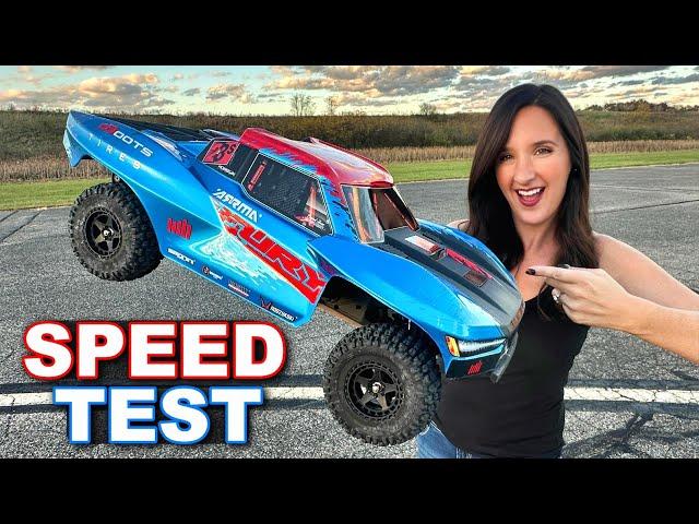 How FAST is the NEW Arrma Fury Brushless???