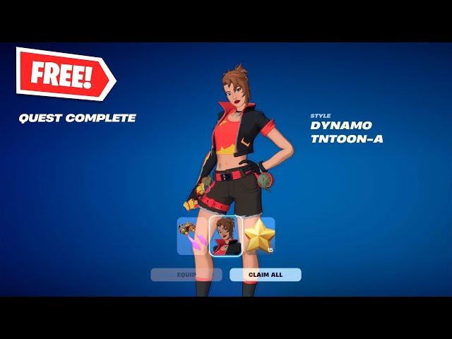 How to Unlock DYNAMO TNTOON-A Skin in Fortnite Chapter 2 Remix (The Last Reward)