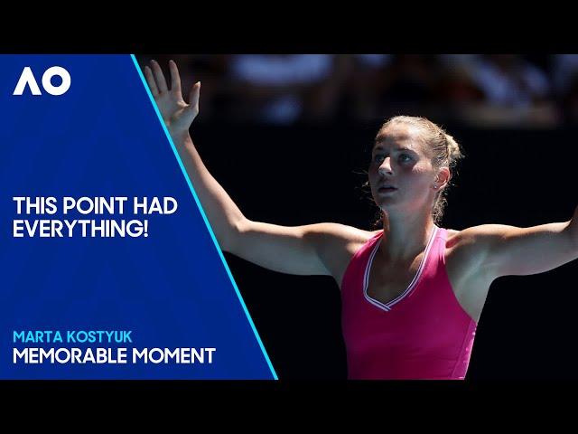 Gauff and Kostyuk's Truly Epic Point! | Australian Open 2024