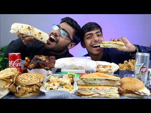 Eating Fast food | Waqas Bhai ki Jagah le li @Hassankhalil10 ne