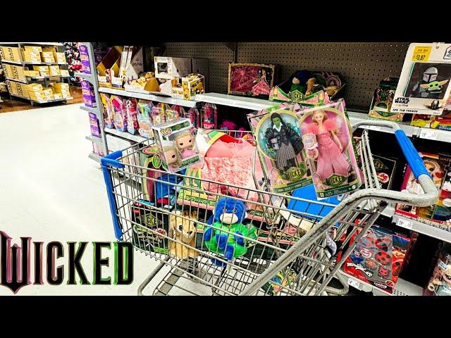 WICKED Movie Toy Hunt  at Walmart & Target! Did I find the Mattel Dolls? What’s in my cart!