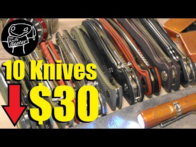 10 Super HIGH QUALITY EDC Knives On Amazon UNDER $30