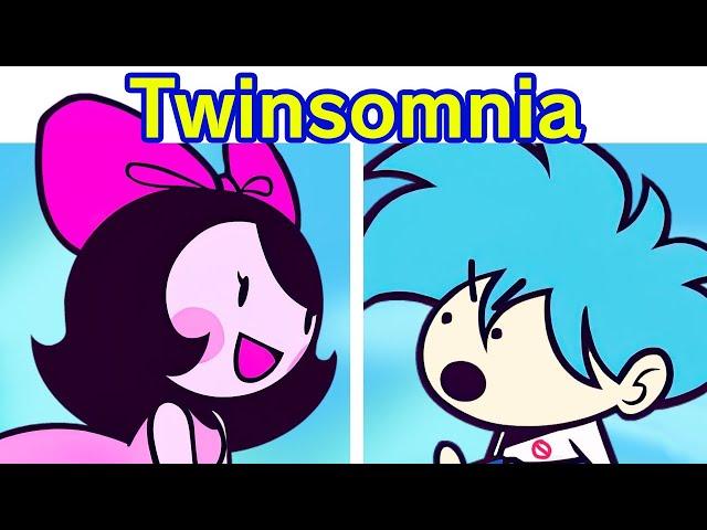 Friday Night Funkin' VS Twinsomnia FULL WEEK + Cutscenes | Twinsomnia Remastered (FNF Mod/Hard)