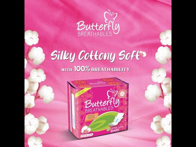 Butterfly Breathables - Maxi Thick Cottony Top