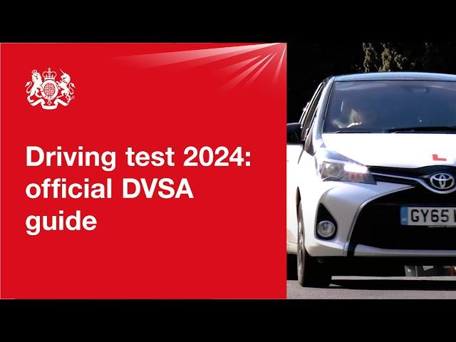 Driving test 2025: official DVSA guide