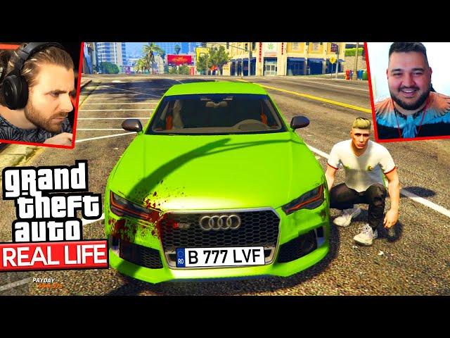 RAFAEL CUMPARA un AUDI RS7 de la MAFIA din FIVEM pe GTA REAL LIFE!