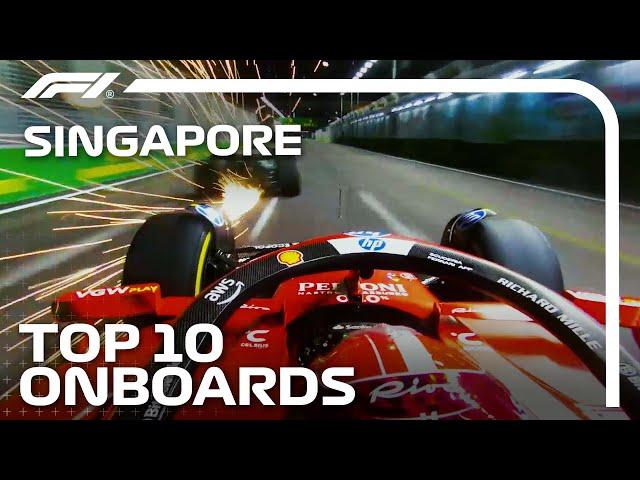 Top 10 Onboards | 2024 Singapore Grand Prix | Qatar Airways