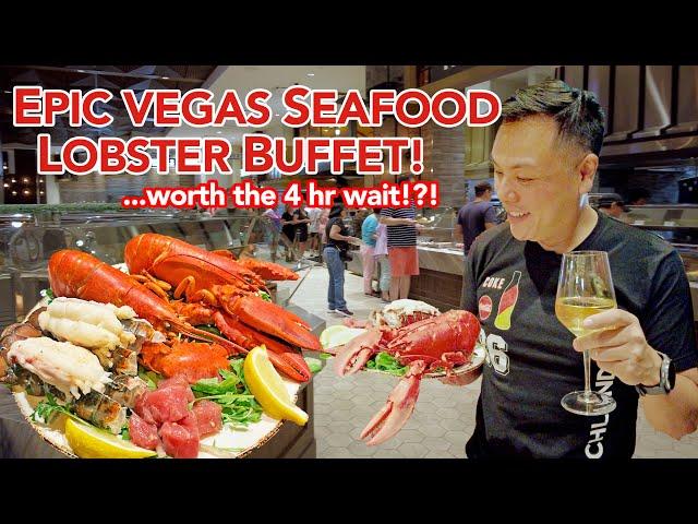 Epic Vegas Lobster Buffet | Whole Lobsters | Lobster Tails at the Palms - worth the 4 hour wait!?!