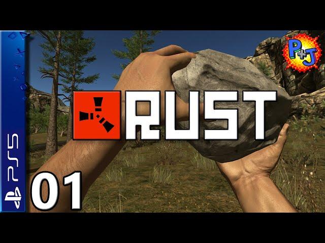 Let's Play Rust PS5 Console Edition | Co-op Multiplayer PvP Gameplay Episode 1 | Getting Started