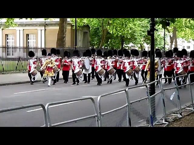 Massed Corps of Drums of the Guards Division, Beating Retreat 2017