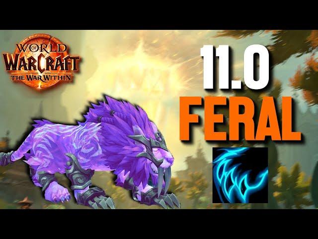 FERAL DRUID - The War Within Guide Talents, Rotations & More