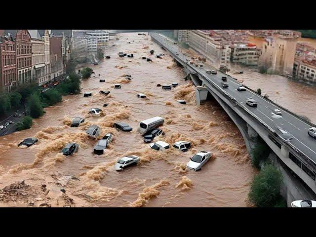 Sad news from Greece! Athens paralyzed by storm and flood