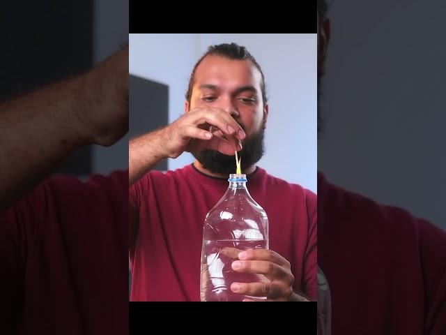 Build your OWN #cloud in under 2 minutes! Water + Bottle + Match