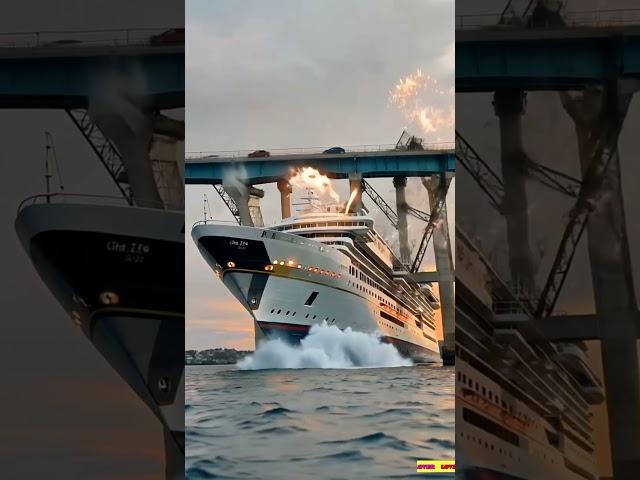 Liner Endures Torrential Winds