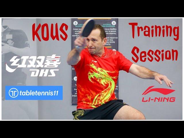 Table Tennis Training Session with Tibhar Robo Pro Plus #tabletennis @Tabletennis11 @gre78 @kousgr