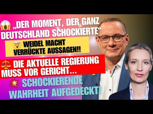  WEIDELs Wahnsinnige Aussagen Schocken Alle!  Regierung am Abgrund – Gerichtssaal Ruft!